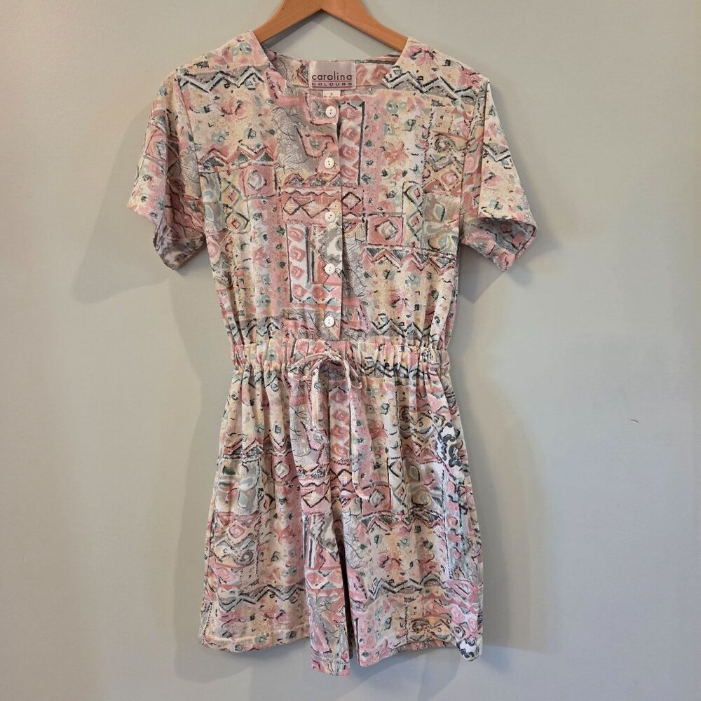 Women's Vintage 90s Romper Carolina Colours